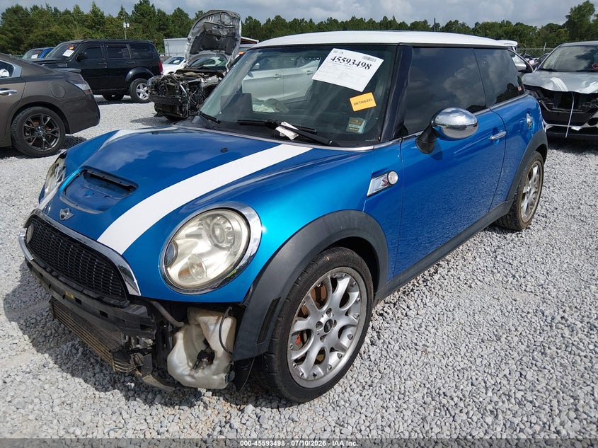 2010 Mini Cooper VIN WMWMF7C58ATX41638 IAAI salvage auction — FRONT END, Salvage (Alabama), sold $225 on 2026-08-13 (photo 2)