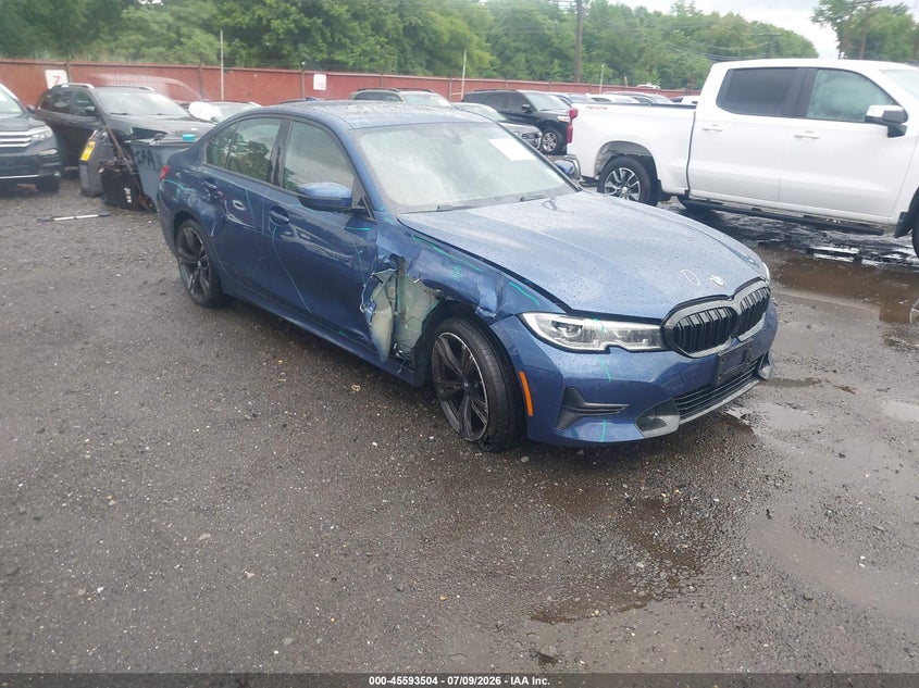 2021 BMW 3er VIN 3MW5P9J01M8B59767 — IAAI salvage auction photo