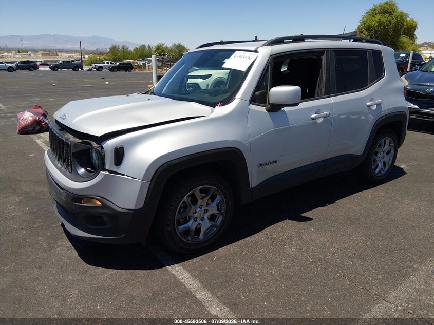 2018 Jeep Renegade VIN ZACCJABB0JPH88238 IAAI salvage auction — FRONT END, Salvage (Nevada), sold $2,100 on 2026-08-07 (photo 2)