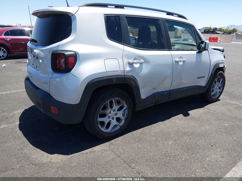 2018 Jeep Renegade VIN ZACCJABB0JPH88238 IAAI salvage auction — FRONT END, Salvage (Nevada), sold $2,100 on 2026-08-07 (photo 4)