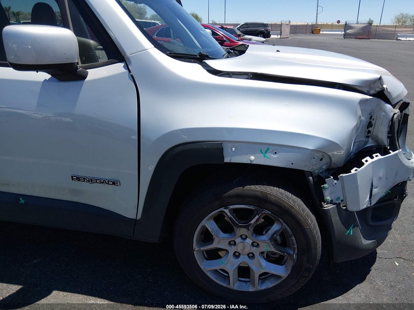 2018 Jeep Renegade VIN ZACCJABB0JPH88238 IAAI salvage auction — FRONT END, Salvage (Nevada), sold $2,100 on 2026-08-07 (photo 6)