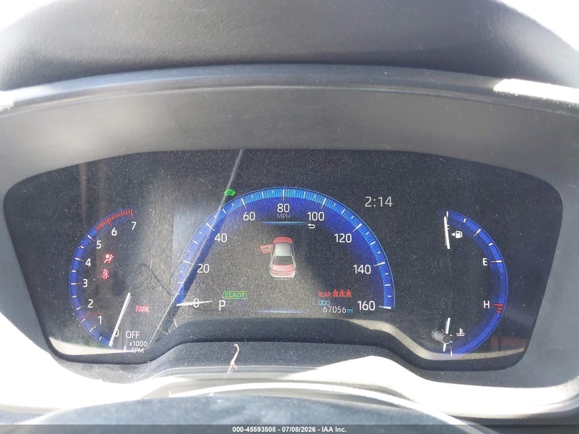 2021 Toyota Corolla VIN JTDEAMDE2MJ032447 IAAI salvage auction — RIGHT FRONT, Salvage Title, sold $4,400 on 2026-07-22 (photo 7)