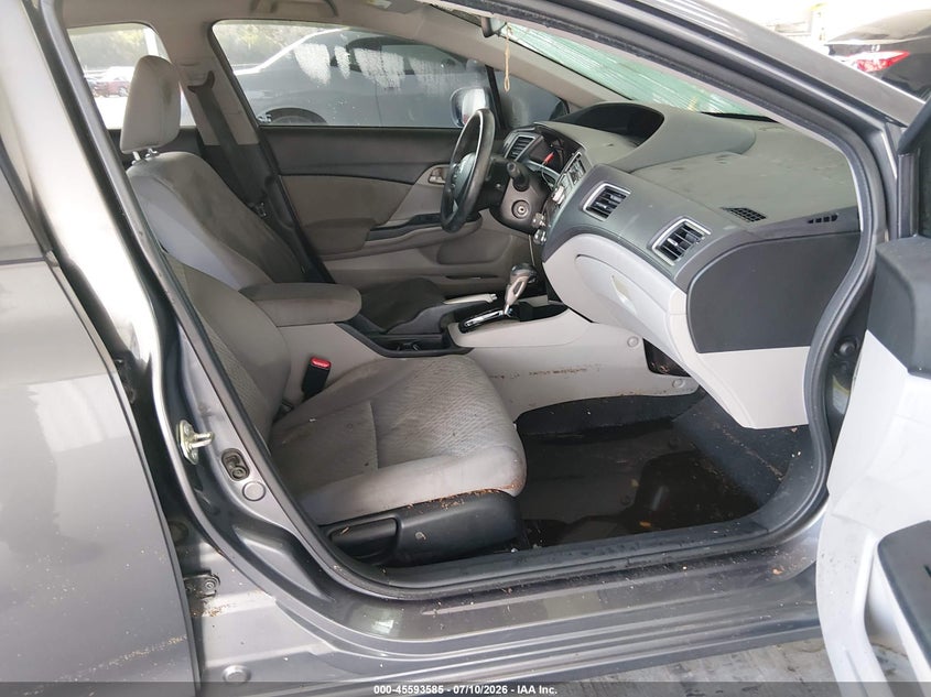 2015 Honda Civic VIN 19XFB2F53FE015319 IAAI salvage auction — FRESH WATER, Rebuildable (Florida), sold $1,975 on 2026-08-21 (photo 5)