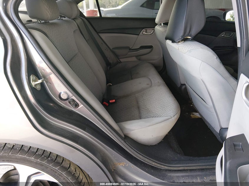 2015 Honda Civic VIN 19XFB2F53FE015319 IAAI salvage auction — FRESH WATER, Rebuildable (Florida), sold $1,975 on 2026-08-21 (photo 8)