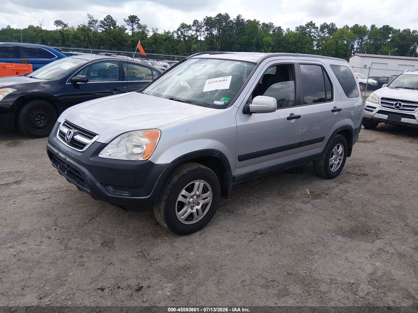 2002 Honda Cr-v VIN JHLRD788X23082225 IAAI salvage auction — RIGHT REAR, Clear (Virginia), sold $1,100 on 2026-07-24 (photo 2)