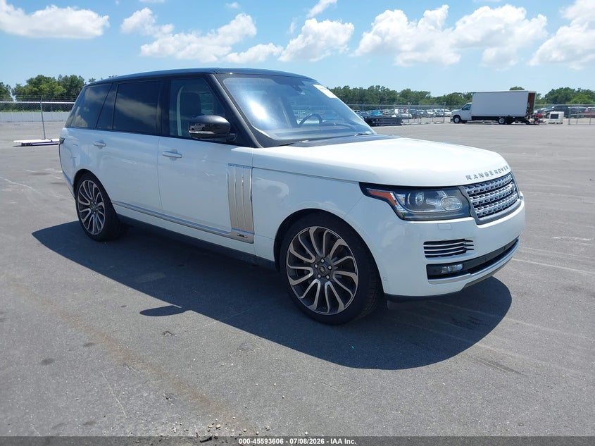 2016 Land rover RANGE ROVER VIN SALGV3EF4GA259912 IAAI salvage auction — UNKNOWN, Clear (Florida), sold $8,400 on 2026-07-27 (photo 1)