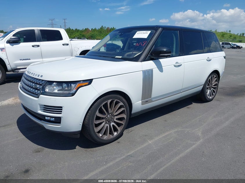 2016 Land rover RANGE ROVER VIN SALGV3EF4GA259912 IAAI salvage auction — UNKNOWN, Clear (Florida), sold $8,400 on 2026-07-27 (photo 2)