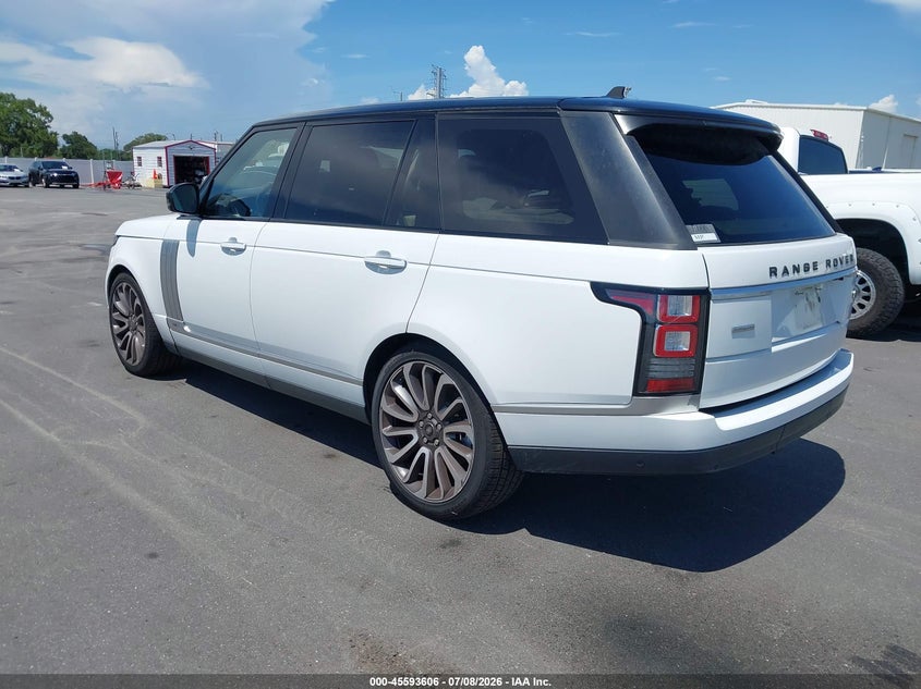 2016 Land rover RANGE ROVER VIN SALGV3EF4GA259912 IAAI salvage auction — UNKNOWN, Clear (Florida), sold $8,400 on 2026-07-27 (photo 3)