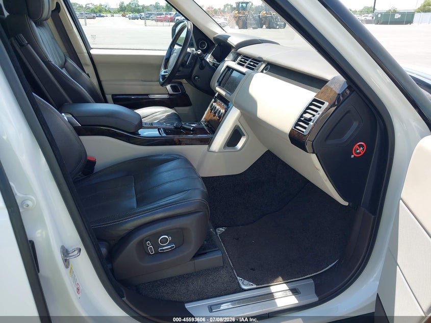 2016 Land rover RANGE ROVER VIN SALGV3EF4GA259912 IAAI salvage auction — UNKNOWN, Clear (Florida), sold $8,400 on 2026-07-27 (photo 5)