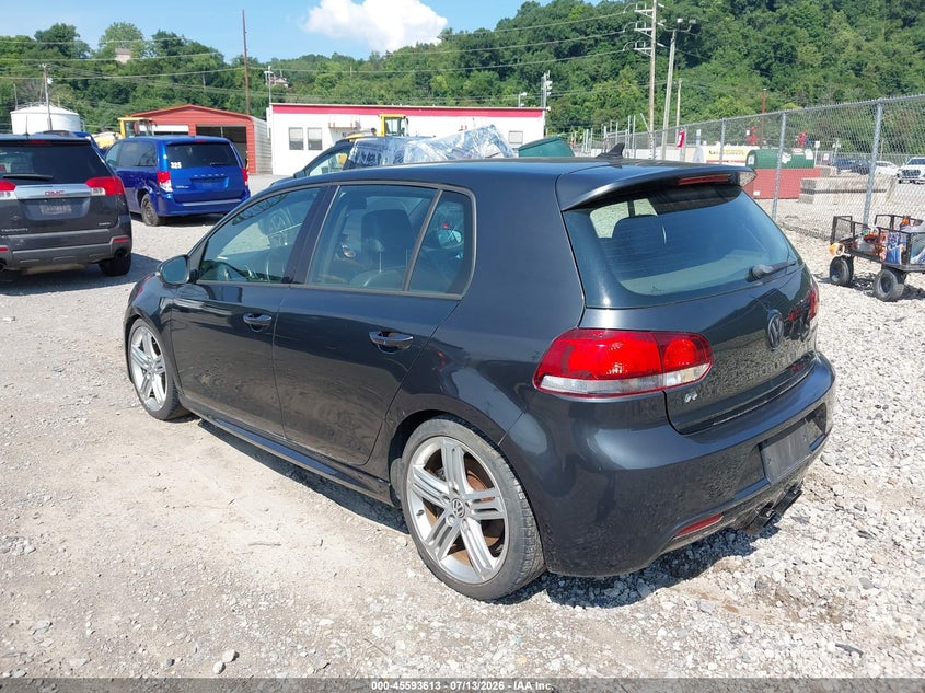 2013 Volkswagen Golf r VIN WVWPF7AJ0DW023486 IAAI salvage auction — NORMAL WEAR, Clear (Pennsylvania), sold $1,100 on 2026-07-21 (photo 3)