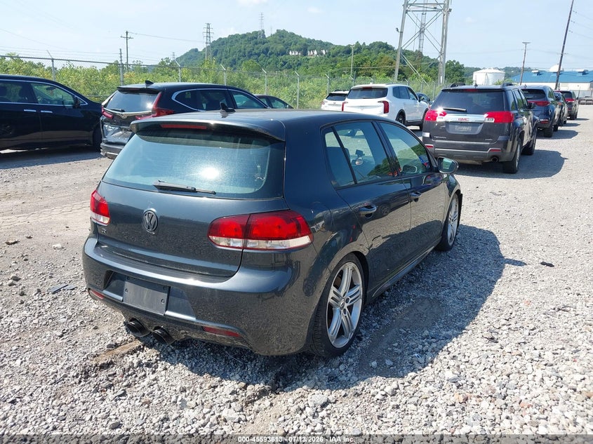 2013 Volkswagen Golf r VIN WVWPF7AJ0DW023486 IAAI salvage auction — NORMAL WEAR, Clear (Pennsylvania), sold $1,100 on 2026-07-21 (photo 4)