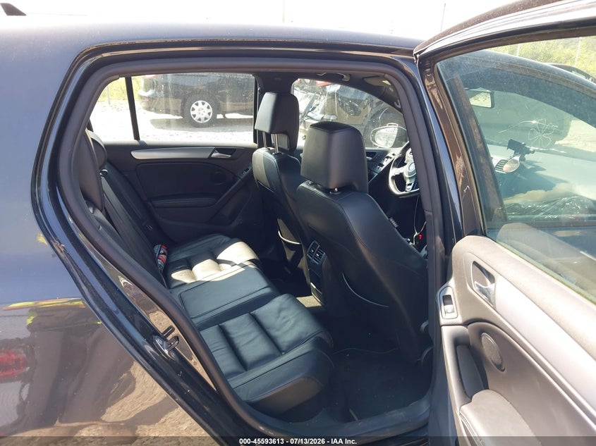 2013 Volkswagen Golf r VIN WVWPF7AJ0DW023486 IAAI salvage auction — NORMAL WEAR, Clear (Pennsylvania), sold $1,100 on 2026-07-21 (photo 8)