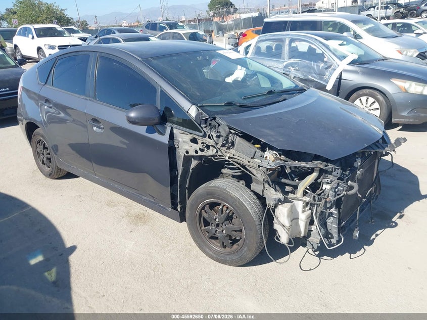 2014 Toyota Prius VIN JTDKN3DU9E1781613 IAAI salvage auction — FRONT END, Salvage (California), sold $1,275 on 2026-08-02 (photo 1)
