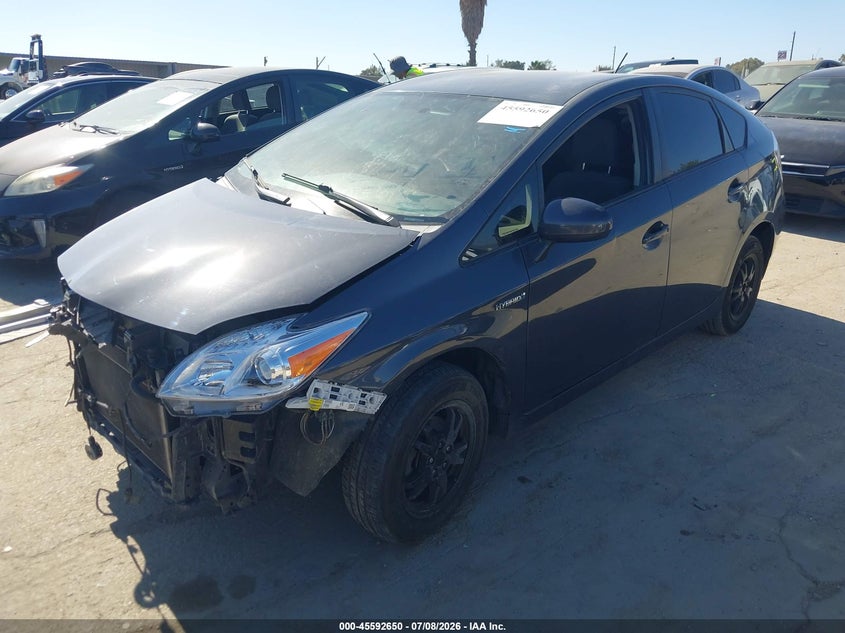 2014 Toyota Prius VIN JTDKN3DU9E1781613 IAAI salvage auction — FRONT END, Salvage (California), sold $1,275 on 2026-08-02 (photo 2)
