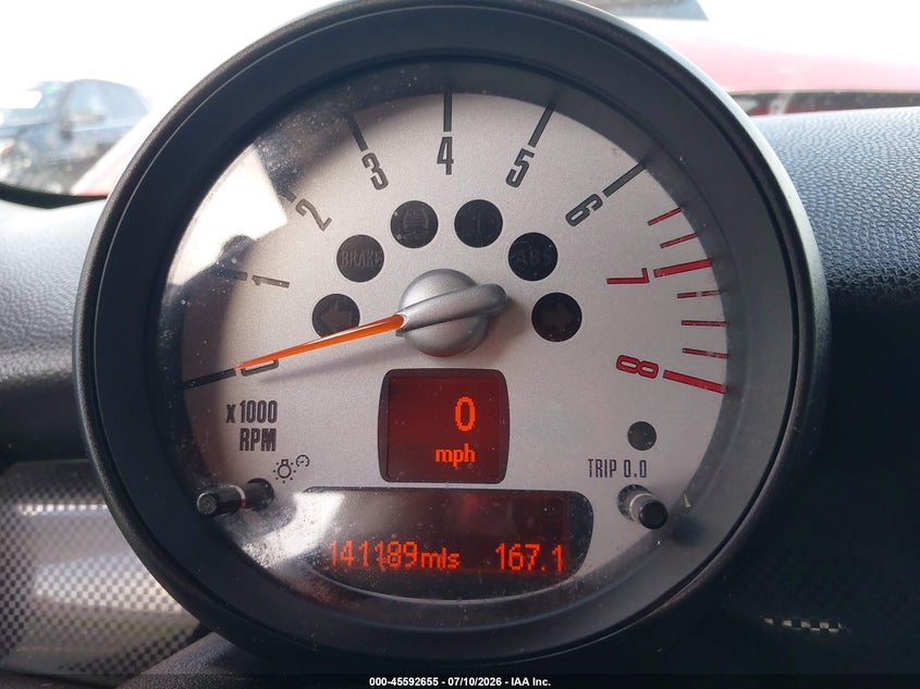 2013 Mini Hard top VIN WMWSV3C56DT478119 IAAI salvage auction — FRONT END, Salvage Title, sold $375 on 2026-08-20 (photo 7)