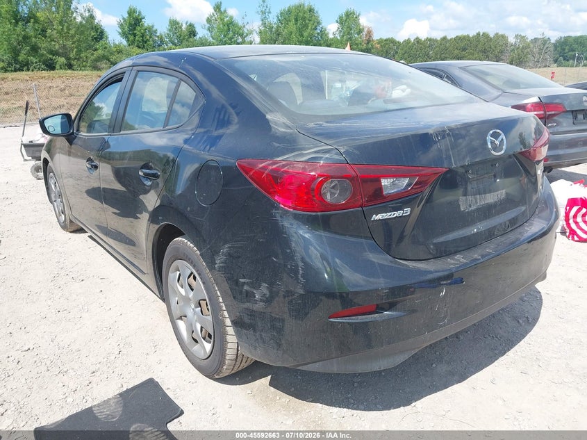 2014 Mazda 3 VIN JM1BM1U79E1122335 IAAI salvage auction — RIGHT FRONT, Wait Title, sold $850 on 2026-08-02 (photo 3)