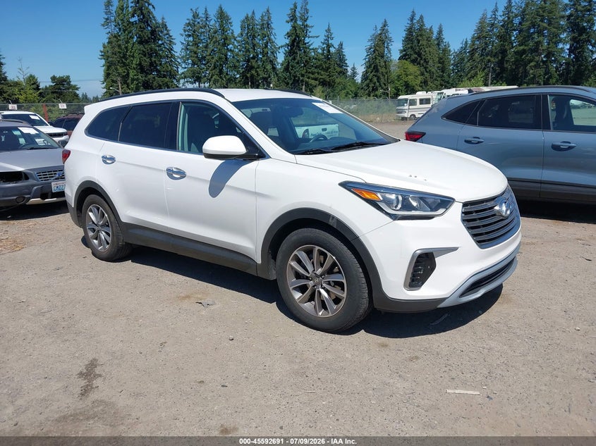 2017 Hyundai Santa fe VIN KM8SMDHF5HU218643 IAAI salvage auction — NORMAL WEAR, Clear (Washington), sold $2,250 on 2026-07-22 (photo 1)