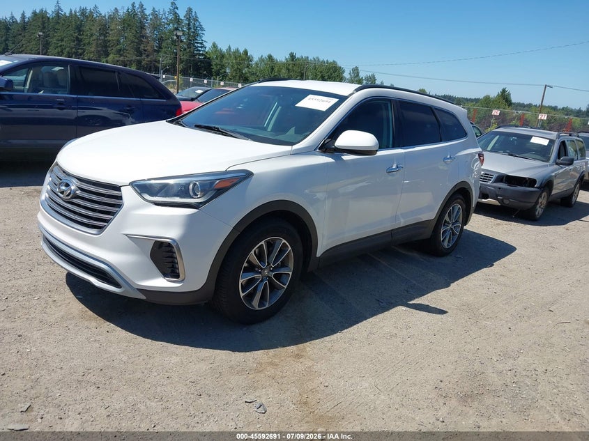 2017 Hyundai Santa fe VIN KM8SMDHF5HU218643 IAAI salvage auction — NORMAL WEAR, Clear (Washington), sold $2,250 on 2026-07-22 (photo 2)