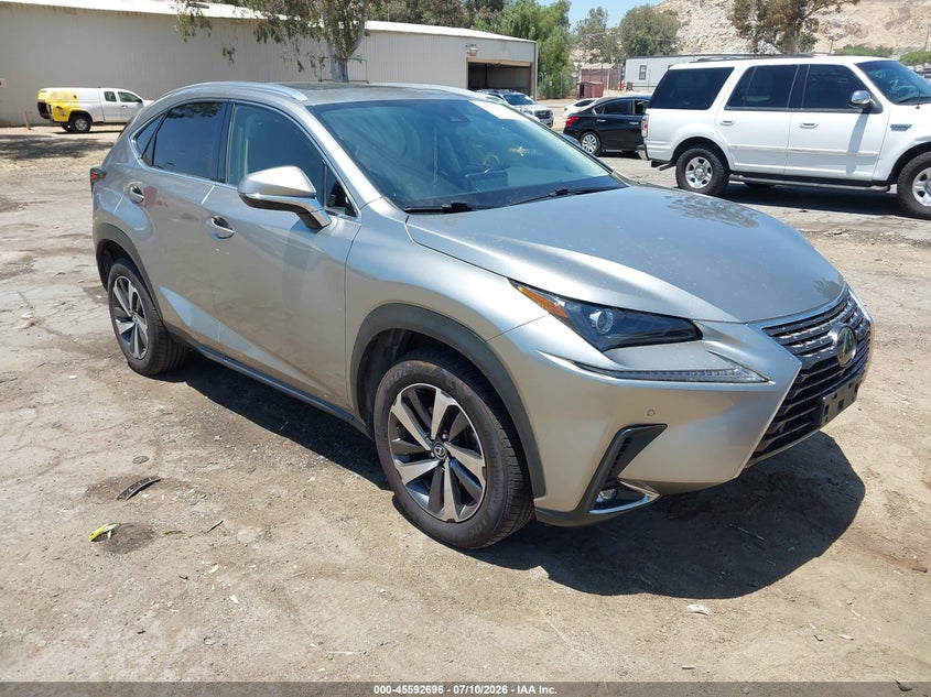 2021 Lexus Nx VIN JTJGARBZ8M2188317 IAAI salvage auction — SIDE, Salvage (California), sold $8,900 on 2026-07-28 (photo 1)