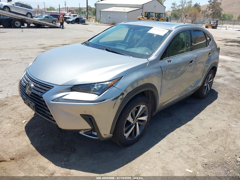 2021 Lexus Nx VIN JTJGARBZ8M2188317 IAAI salvage auction — SIDE, Salvage (California), sold $8,900 on 2026-07-28 (photo 2)