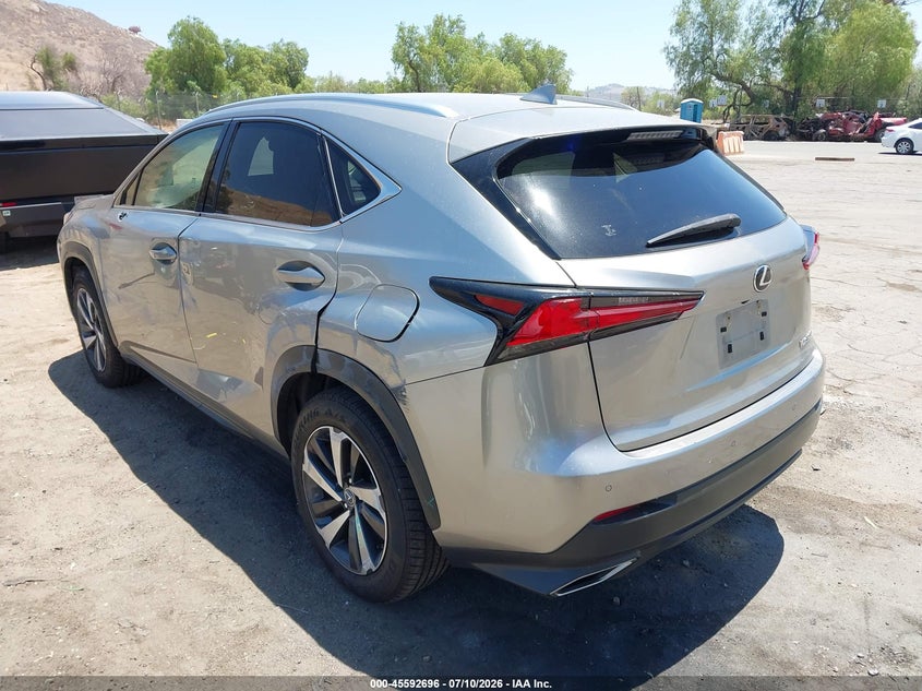2021 Lexus Nx VIN JTJGARBZ8M2188317 IAAI salvage auction — SIDE, Salvage (California), sold $8,900 on 2026-07-28 (photo 3)