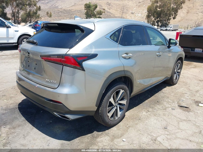 2021 Lexus Nx VIN JTJGARBZ8M2188317 IAAI salvage auction — SIDE, Salvage (California), sold $8,900 on 2026-07-28 (photo 4)