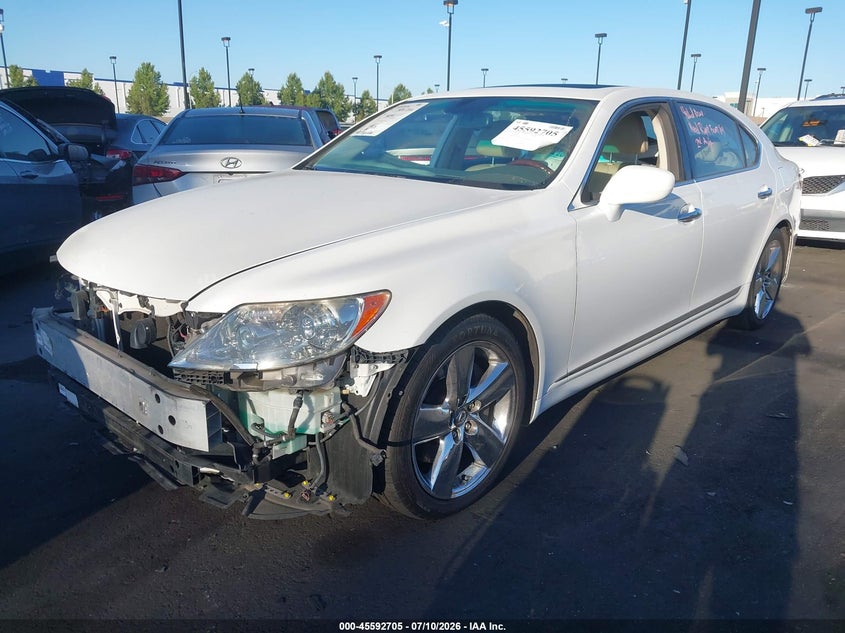 2007 Lexus Ls VIN JTHGL46F475010888 IAAI salvage auction — RIGHT FRONT, Salvage Certificate (California), sold $1,300 on 2026-07-24 (photo 2)