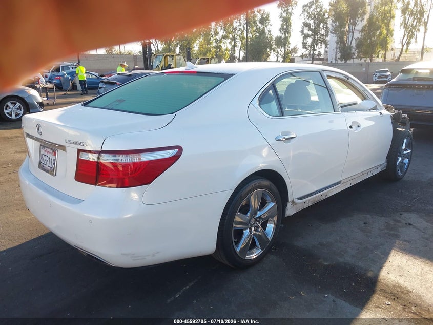 2007 Lexus Ls VIN JTHGL46F475010888 IAAI salvage auction — RIGHT FRONT, Salvage Certificate (California), sold $1,300 on 2026-07-24 (photo 4)
