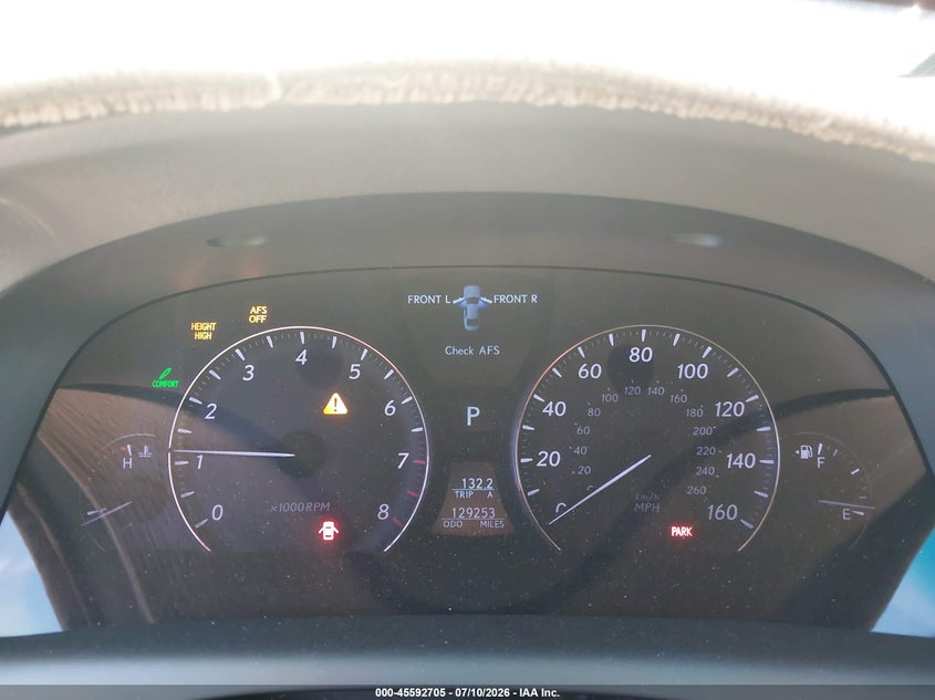 2007 Lexus Ls VIN JTHGL46F475010888 IAAI salvage auction — RIGHT FRONT, Salvage Certificate (California), sold $1,300 on 2026-07-24 (photo 7)