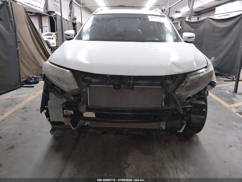 2016 Nissan Rogue VIN KNMAT2MT9GP606295 IAAI salvage auction — FRONT END, Salvage Title, sold $200 on 2026-07-28 (photo 6)