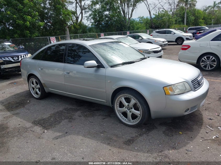 2002 Audi A6 VIN WAULD64B32N137405 IAAI salvage auction — NORMAL WEAR, Clear (Florida), sold $325 on 2026-07-29 (photo 1)