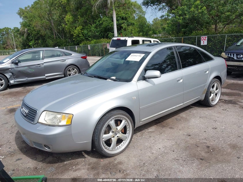 2002 Audi A6 VIN WAULD64B32N137405 IAAI salvage auction — NORMAL WEAR, Clear (Florida), sold $325 on 2026-07-29 (photo 2)