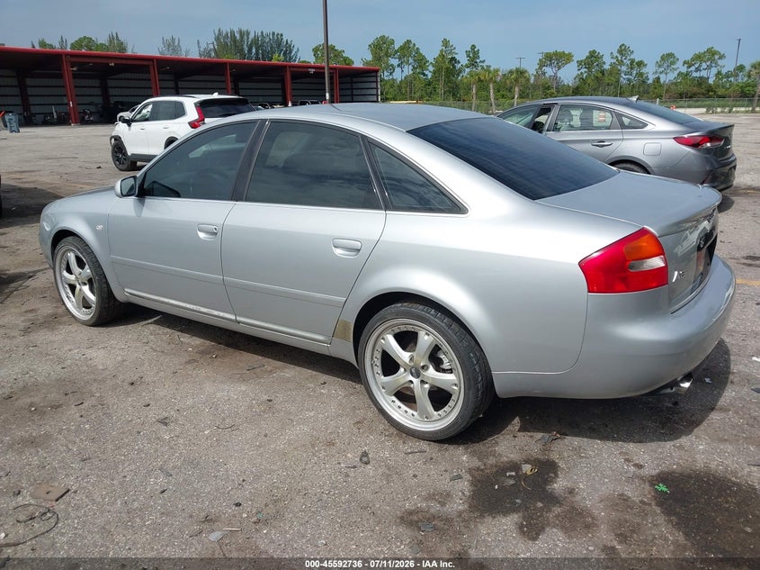 2002 Audi A6 VIN WAULD64B32N137405 IAAI salvage auction — NORMAL WEAR, Clear (Florida), sold $325 on 2026-07-29 (photo 3)
