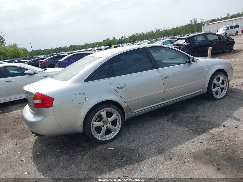 2002 Audi A6 VIN WAULD64B32N137405 IAAI salvage auction — NORMAL WEAR, Clear (Florida), sold $325 on 2026-07-29 (photo 4)