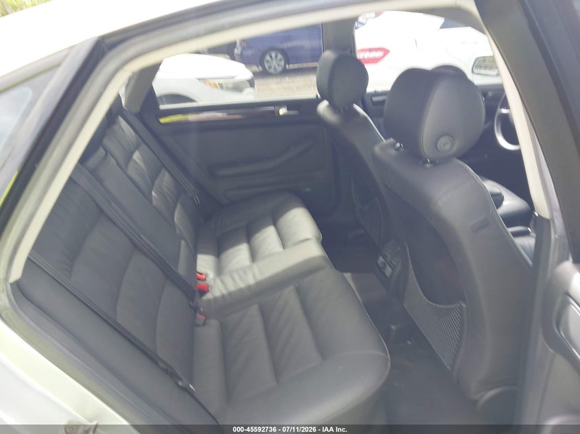 2002 Audi A6 VIN WAULD64B32N137405 IAAI salvage auction — NORMAL WEAR, Clear (Florida), sold $325 on 2026-07-29 (photo 8)