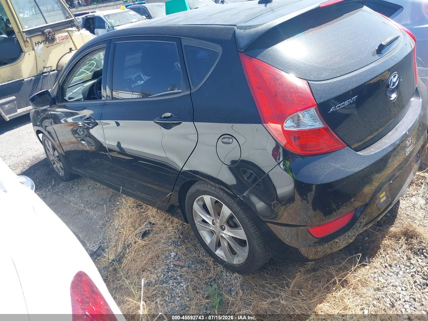 2012 Hyundai Accent VIN KMHCU5AE6CU030962 IAAI salvage auction — FRONT END, Salvage Certificate (California), sold $1,050 on 2026-07-22 (photo 3)