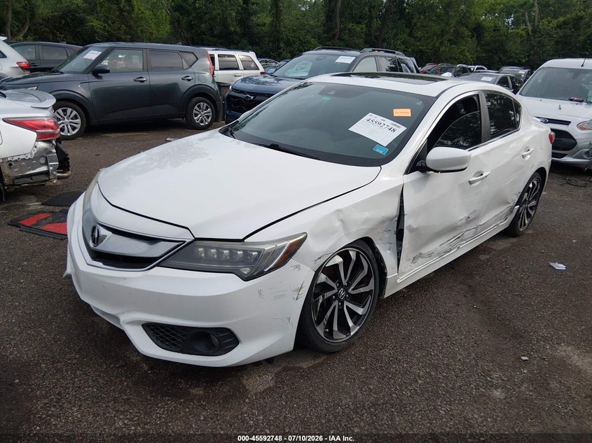 2016 Acura Ilx VIN 19UDE2F87GA003074 IAAI salvage auction — LEFT SIDE, Salvage Title, sold $525 on 2026-08-27 (photo 2)