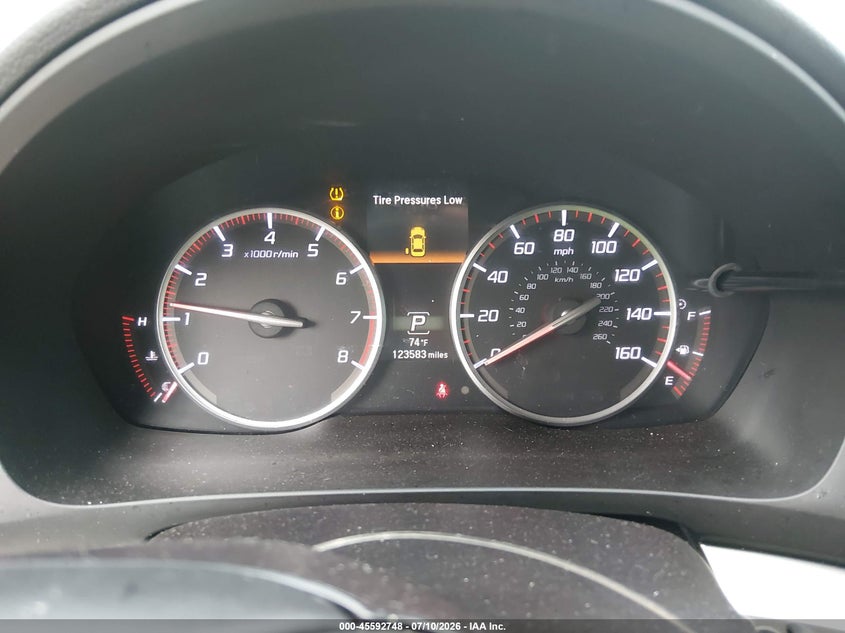 2016 Acura Ilx VIN 19UDE2F87GA003074 IAAI salvage auction — LEFT SIDE, Salvage Title, sold $525 on 2026-08-27 (photo 7)