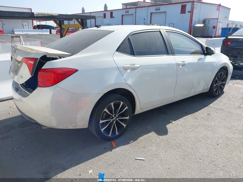 2017 Toyota Corolla VIN 5YFBURHE7HP608472 IAAI salvage auction — THEFT, Salvage (California), sold $3,800 on 2026-07-30 (photo 4)