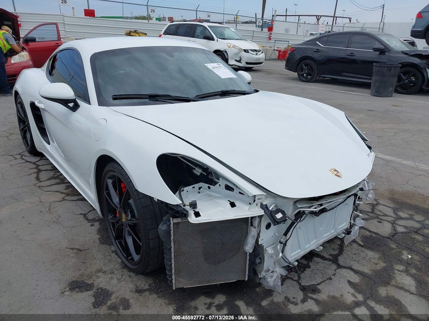 2018 Porsche 718 cayman VIN WP0AB2A89JK278092 IAAI salvage auction — FRONT END, Salvage (Arizona), sold $5,600 on 2026-07-29 (photo 6)