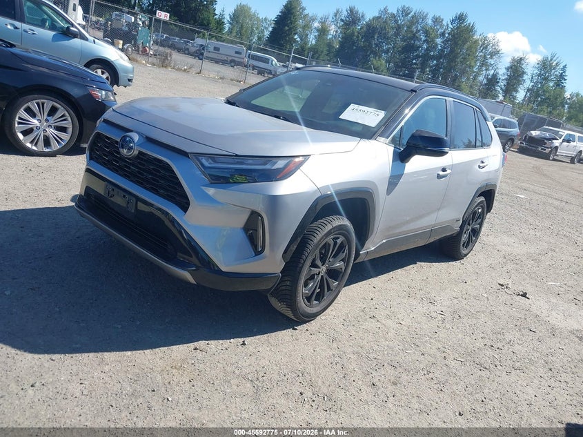 2022 Toyota Rav 4 VIN 4T3E6RFV3NU093868 IAAI salvage auction — RIGHT REAR, Bill Of Sale (Washington), sold $11,900 on 2026-07-29 (photo 2)