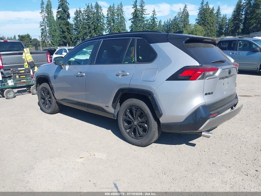 2022 Toyota Rav 4 VIN 4T3E6RFV3NU093868 IAAI salvage auction — RIGHT REAR, Bill Of Sale (Washington), sold $11,900 on 2026-07-29 (photo 3)