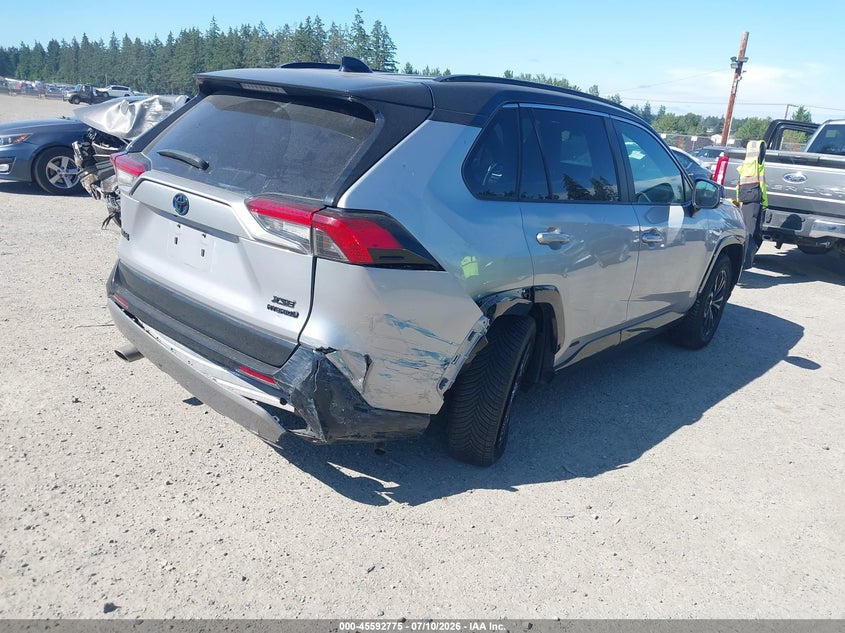 2022 Toyota Rav 4 VIN 4T3E6RFV3NU093868 IAAI salvage auction — RIGHT REAR, Bill Of Sale (Washington), sold $11,900 on 2026-07-29 (photo 4)