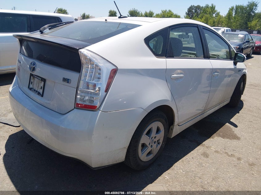 2011 Toyota Prius VIN JTDKN3DU3B0326399 IAAI salvage auction — NORMAL WEAR, Clear (Colorado), sold $1,050 on 2026-07-28 (photo 4)