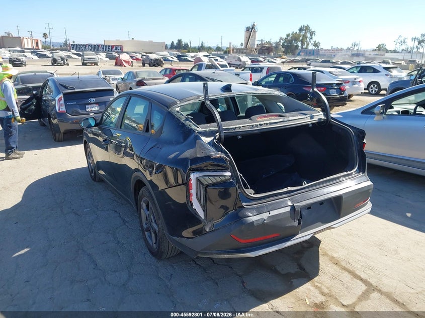 2025 Kia K4 VIN 3KPFT4DEXSE051479 IAAI salvage auction — REAR END, Salvage (Arizona), sold $7,125 on 2026-08-19 (photo 3)