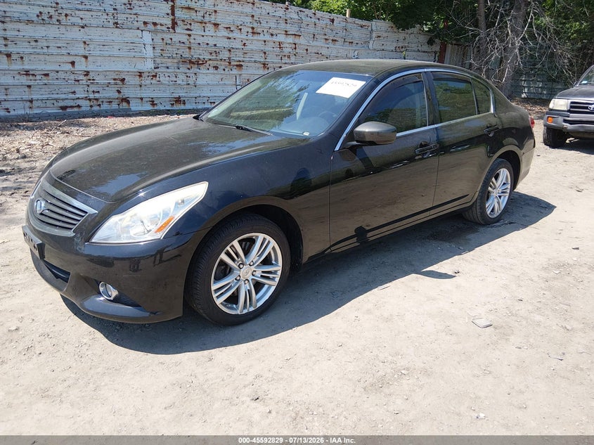 2013 Infiniti G VIN JN1CV6AR7DM357322 IAAI salvage auction — UNKNOWN, Salvage Title, sold $1,300 on 2026-07-18 (photo 2)