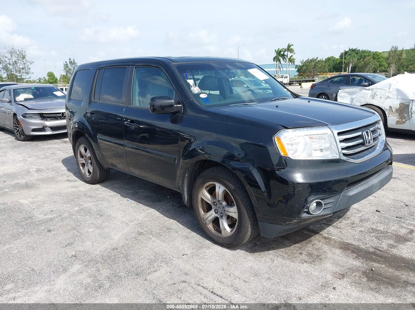 2013 Honda Pilot VIN 5FNYF3H59DB008009 IAAI salvage auction — NORMAL WEAR, Salvage Title, sold $375 on 2026-07-19 (photo 1)