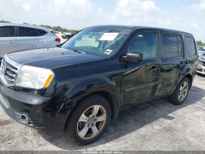2013 Honda Pilot VIN 5FNYF3H59DB008009 IAAI salvage auction — NORMAL WEAR, Salvage Title, sold $375 on 2026-07-19 (photo 6)
