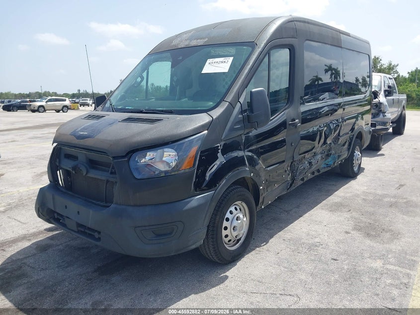 2023 Ford Transit-250 VIN 1FTBR1C86PKA37011 IAAI salvage auction — ALL OVER, Salvage Title (California), sold $8,150 on 2026-07-30 (photo 2)
