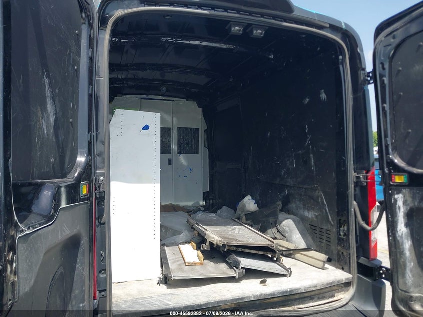 2023 Ford Transit-250 VIN 1FTBR1C86PKA37011 IAAI salvage auction — ALL OVER, Salvage Title (California), sold $8,150 on 2026-07-30 (photo 8)